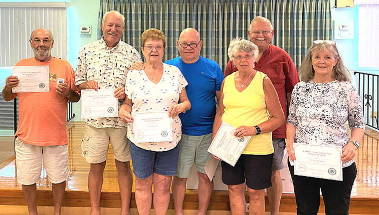 Trailer Estates CERT training graduation