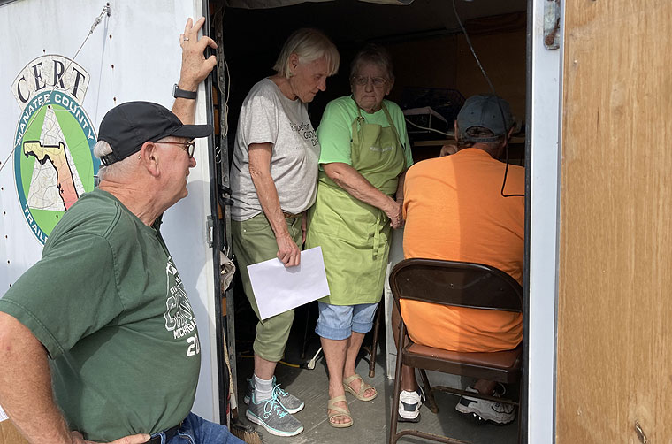 Manatee County HAM radio drill