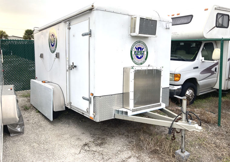 Outside image of Trailer Estates CERT HAM Trailer