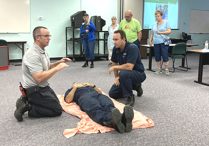 TE CERT mock drill photo